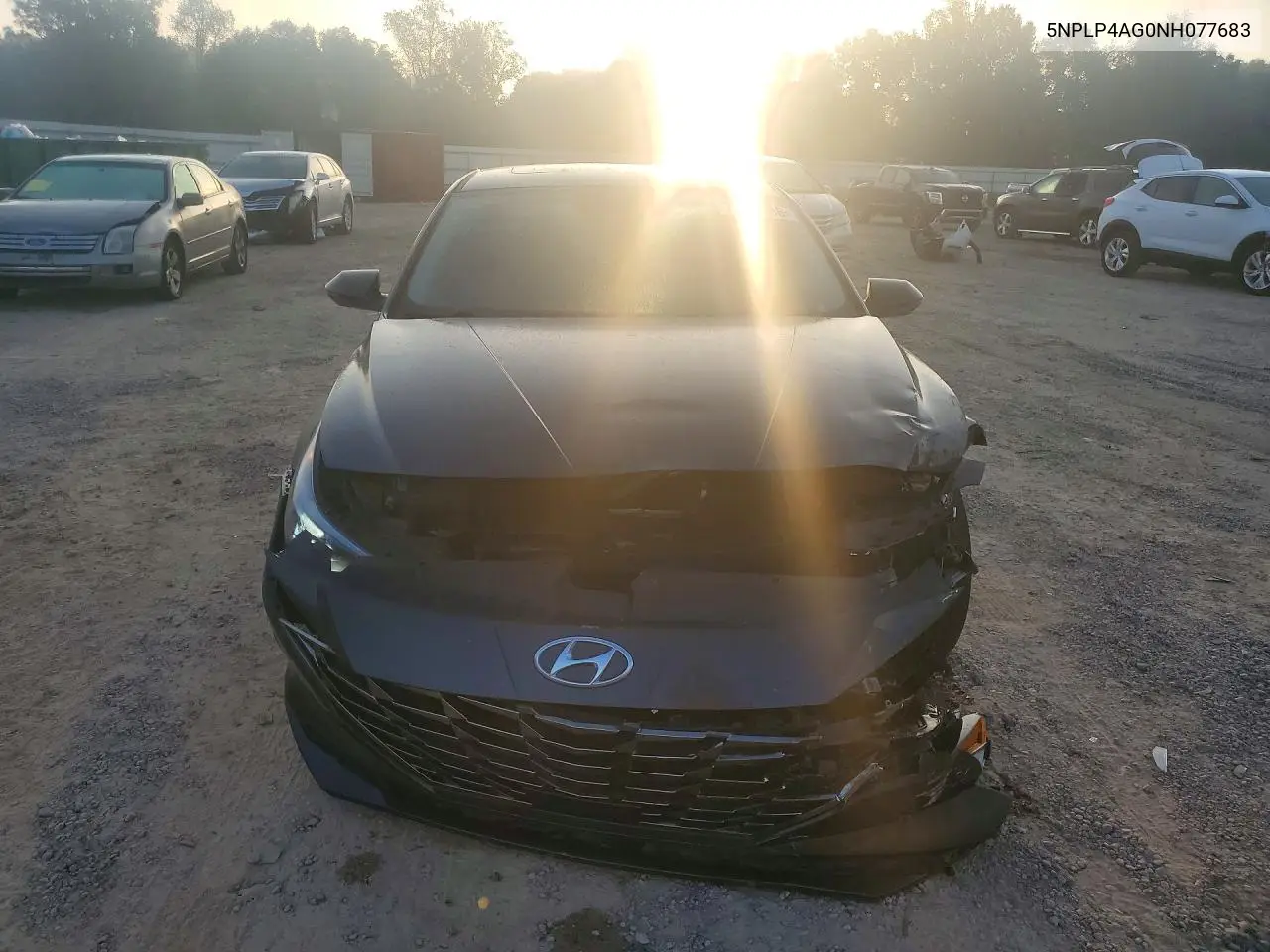 2022 HYUNDAI ELANTRA VIN 5NPLP4AG0NH077683 — фото 5
