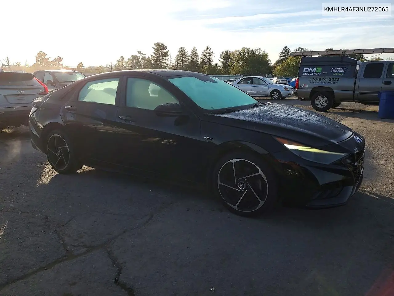 2022 HYUNDAI ELANTRA VIN KMHLR4AF3NU272065 — фото 4