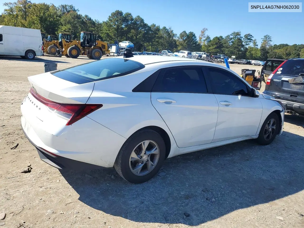 2022 HYUNDAI ELANTRA VIN 5NPLL4AG7NH062030 — фото 3