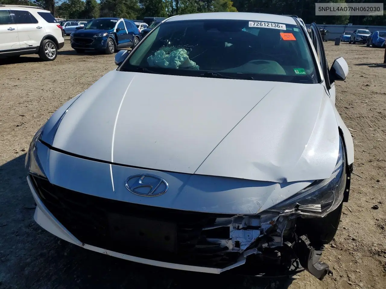 2022 HYUNDAI ELANTRA VIN 5NPLL4AG7NH062030 — фото 5