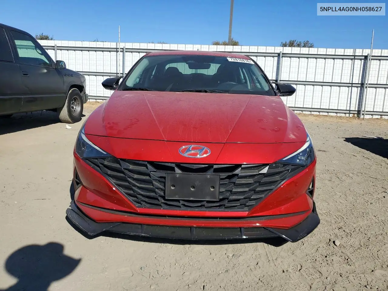 2022 HYUNDAI ELANTRA VIN 5NPLL4AG0NH058627 — фото 5