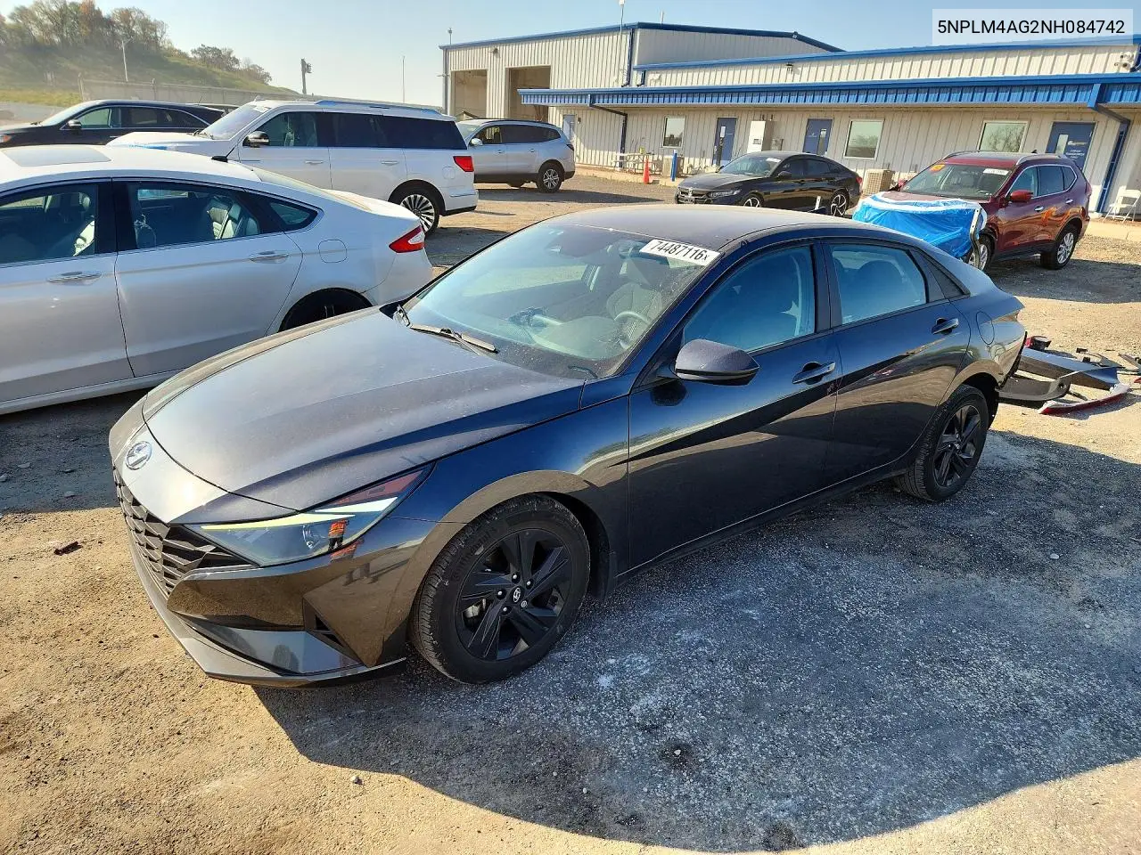 HYUNDAI ELANTRA 2022, VIN 5NPLM4AG2NH084742