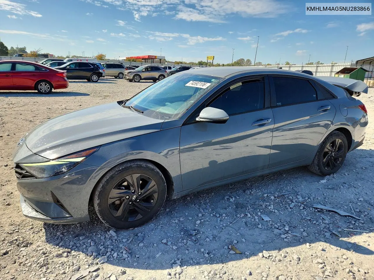 HYUNDAI ELANTRA 2022, VIN KMHLM4AG5NU283866