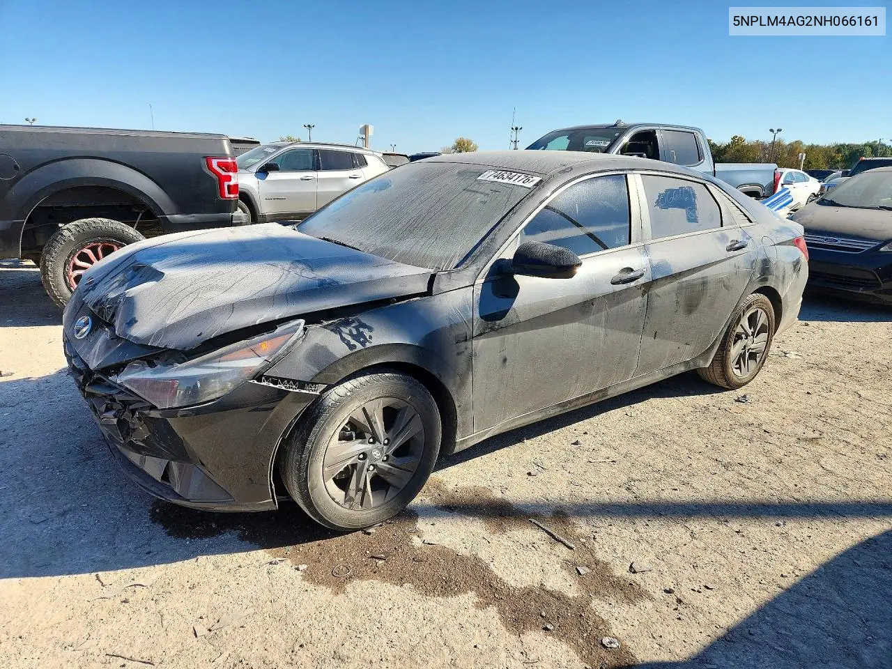 HYUNDAI ELANTRA 2022, VIN 5NPLM4AG2NH066161