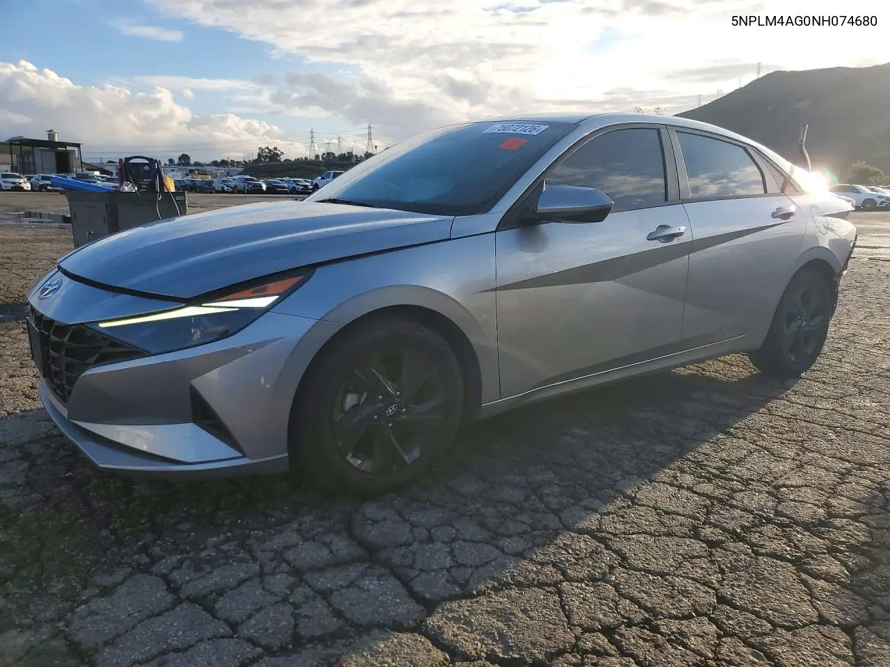 HYUNDAI ELANTRA 2022, VIN 5NPLM4AG0NH074680