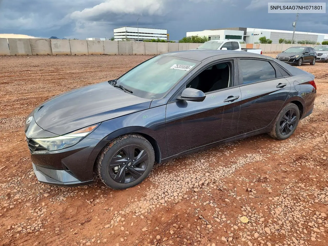 HYUNDAI ELANTRA 2022, VIN 5NPLS4AG7NH071801
