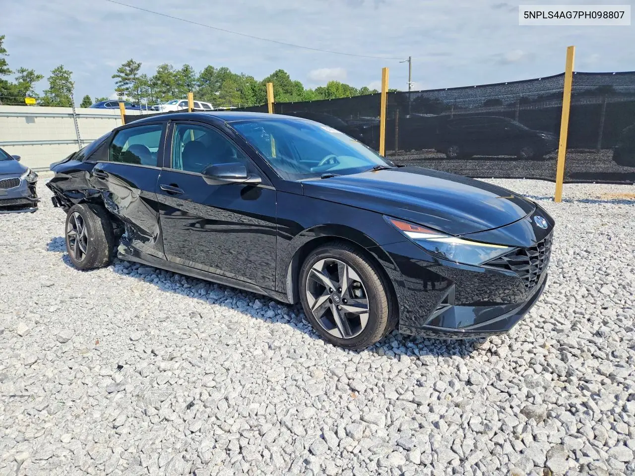 2023 HYUNDAI ELANTRA VIN 5NPLS4AG7PH098807 — фото 4