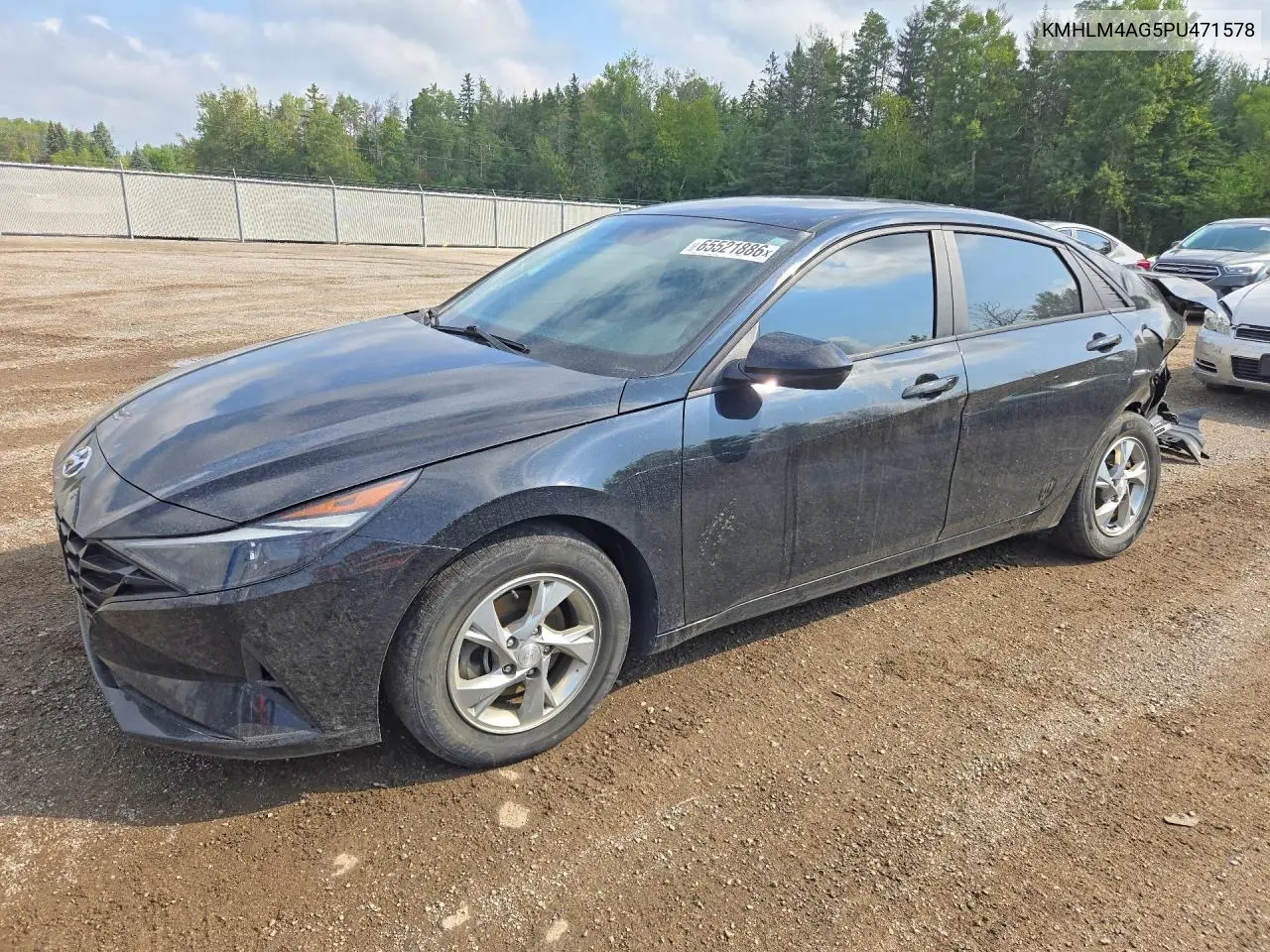 HYUNDAI ELANTRA 2023, VIN KMHLM4AG5PU471578