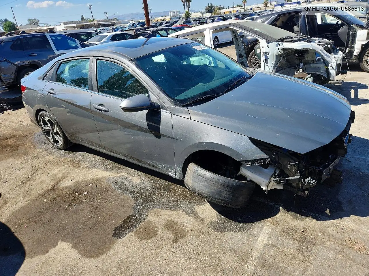 2023 HYUNDAI ELANTRA VIN KMHLP4AG6PU586813 — фото 4