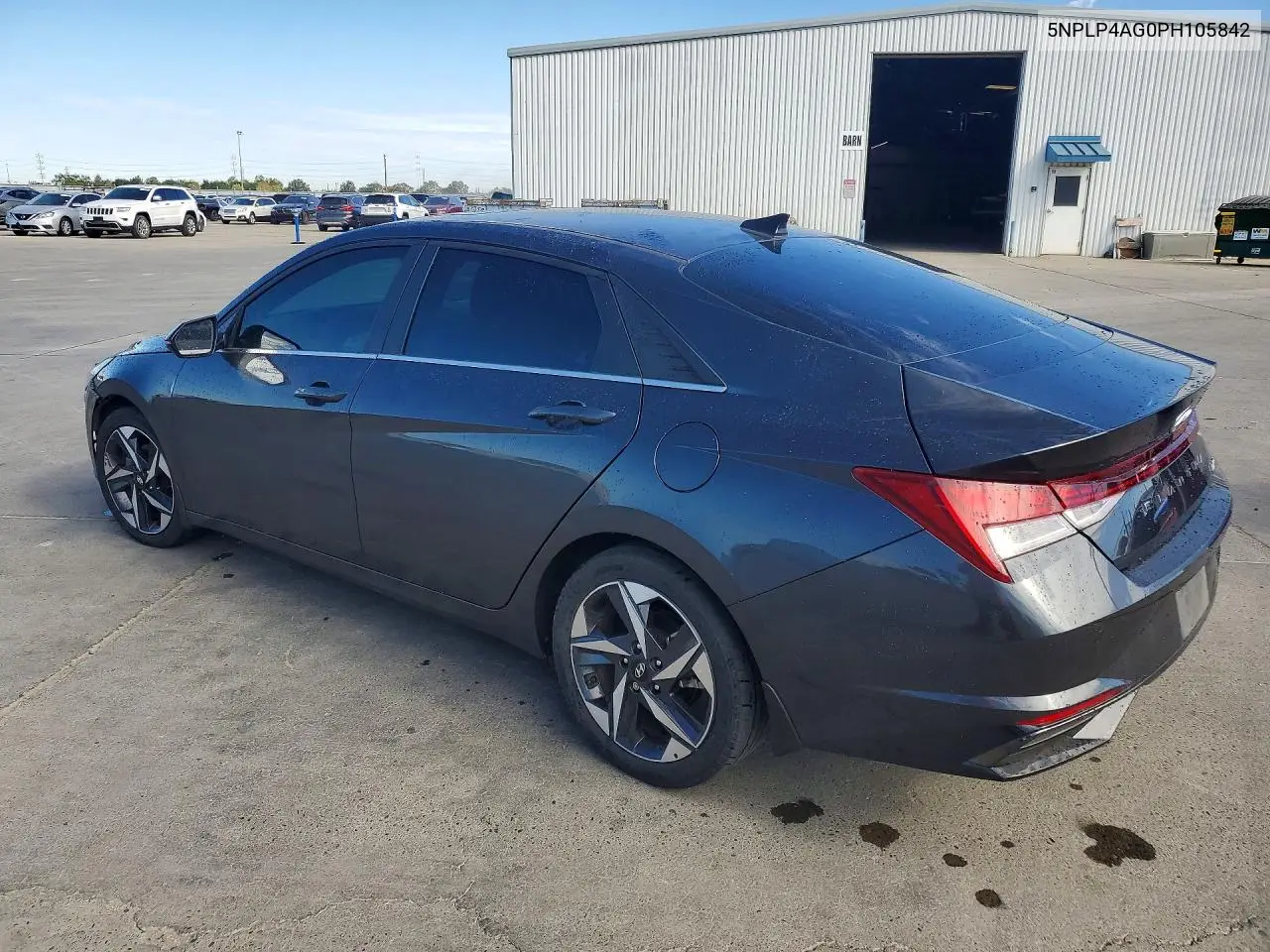 2023 HYUNDAI ELANTRA VIN 5NPLP4AG0PH105842 — фото 2