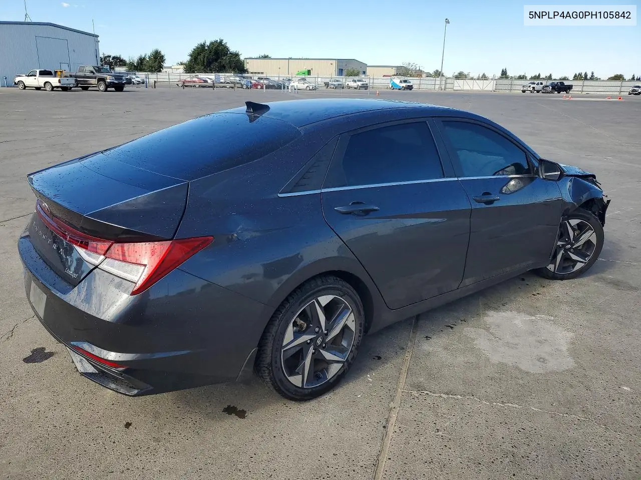 2023 HYUNDAI ELANTRA VIN 5NPLP4AG0PH105842 — фото 3