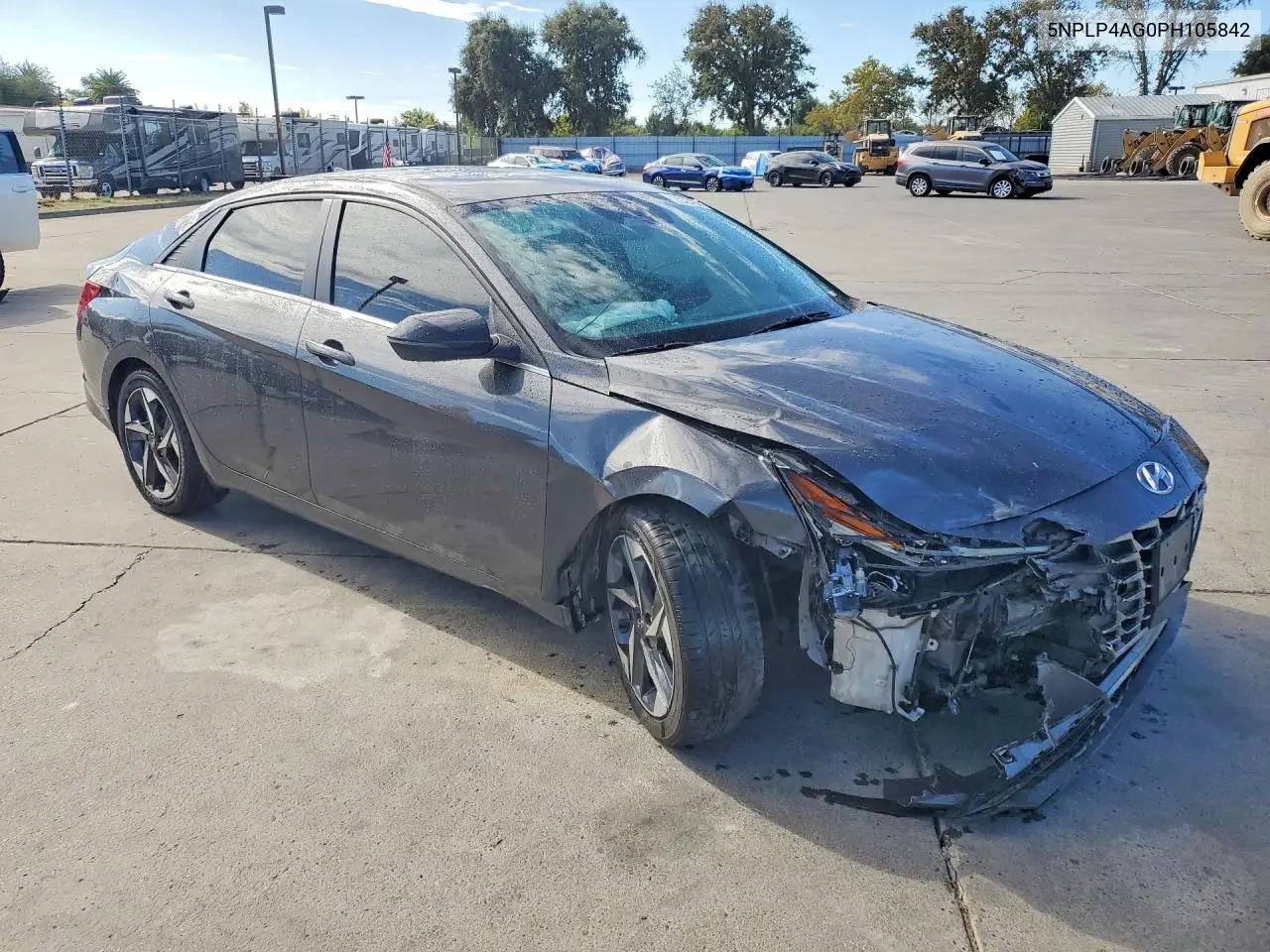 2023 HYUNDAI ELANTRA VIN 5NPLP4AG0PH105842 — фото 4