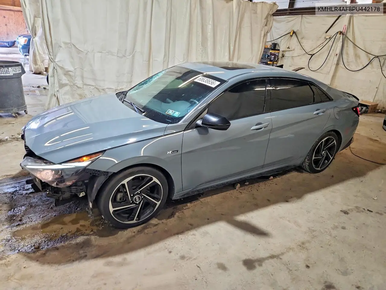 HYUNDAI ELANTRA 2023, VIN KMHLR4AF8PU442178