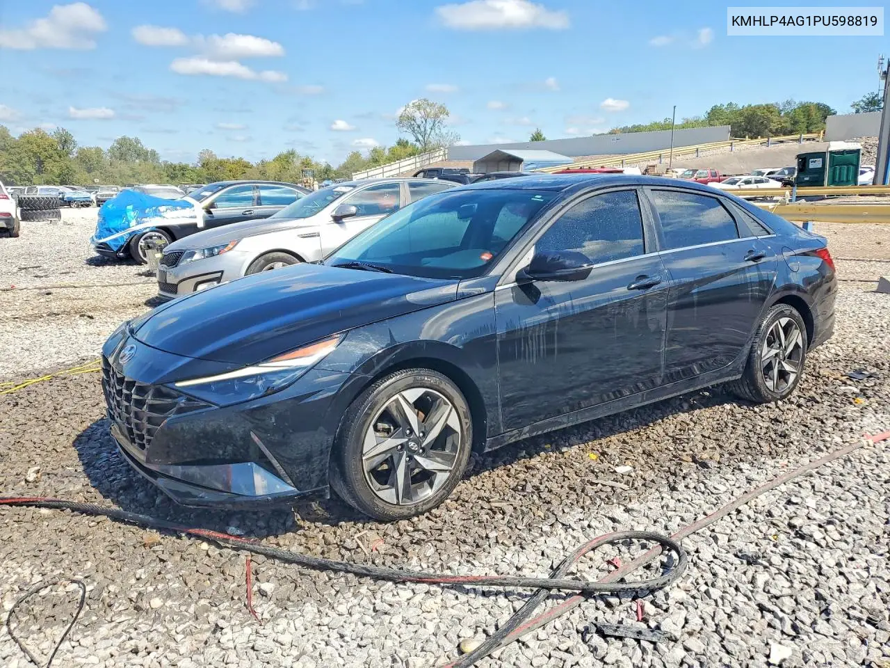 HYUNDAI ELANTRA 2023, VIN KMHLP4AG1PU598819