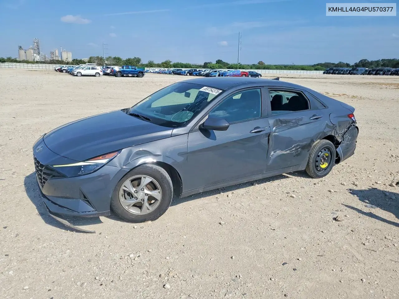 HYUNDAI ELANTRA 2023, VIN KMHLL4AG4PU570377