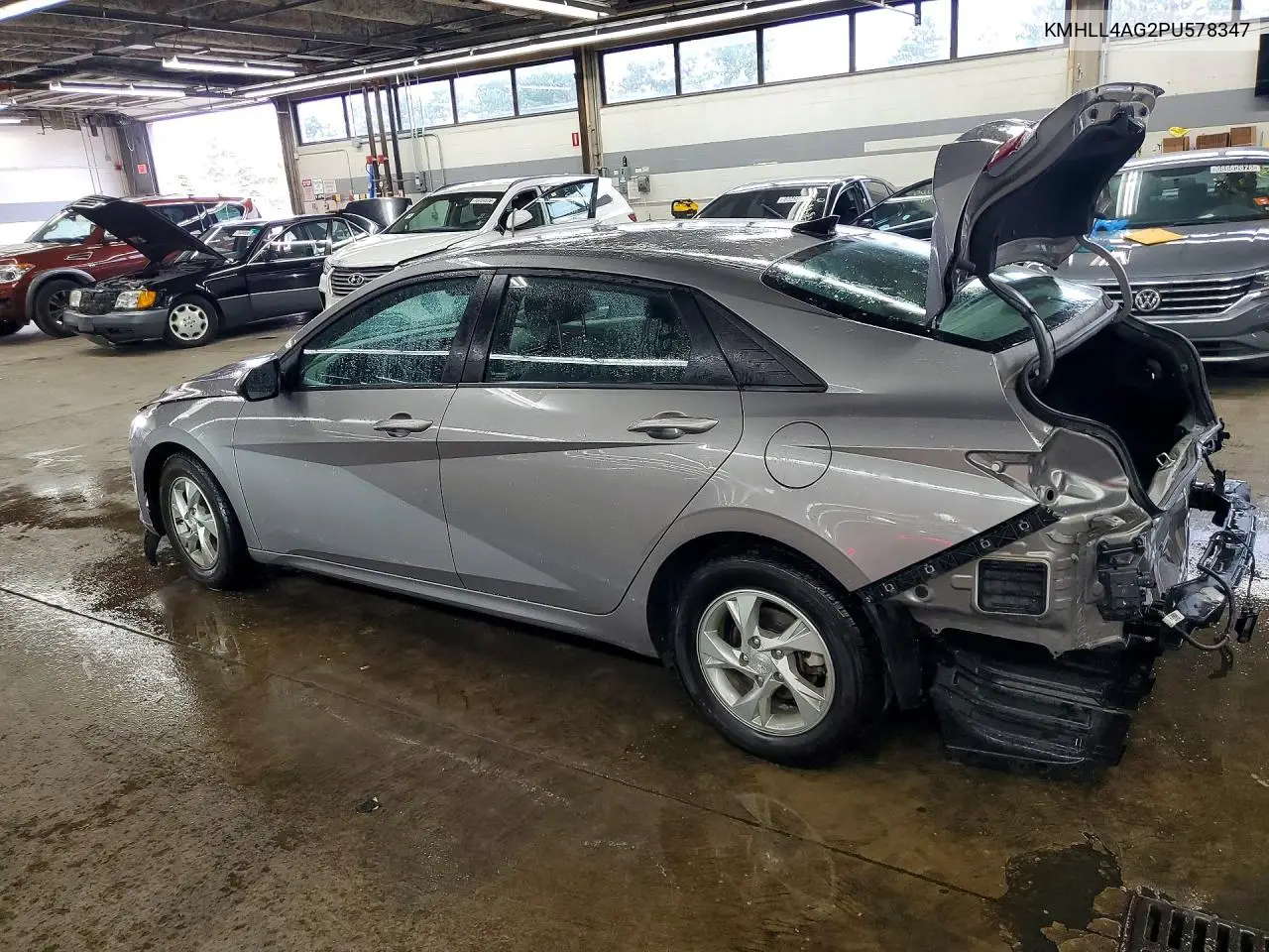 2023 HYUNDAI ELANTRA VIN KMHLL4AG2PU578347 — фото 2