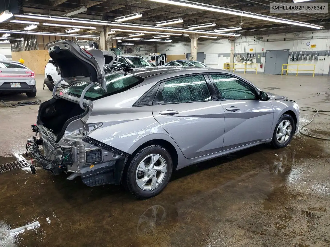 2023 HYUNDAI ELANTRA VIN KMHLL4AG2PU578347 — фото 3