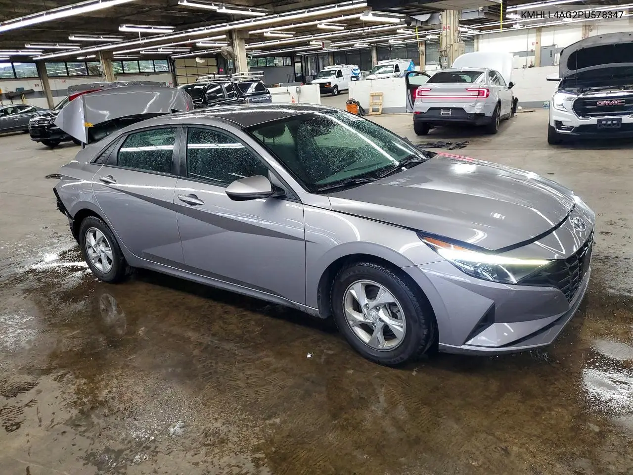 2023 HYUNDAI ELANTRA VIN KMHLL4AG2PU578347 — фото 4