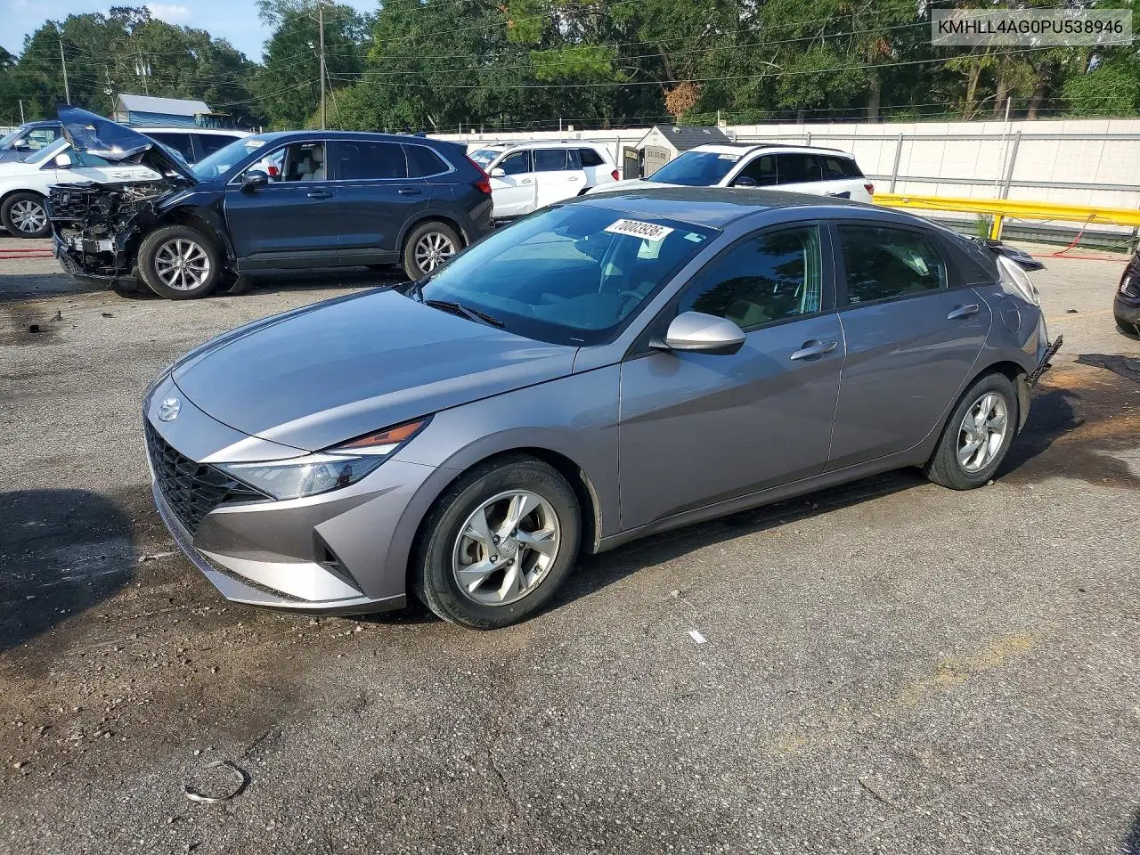 HYUNDAI ELANTRA 2023, VIN KMHLL4AG0PU538946