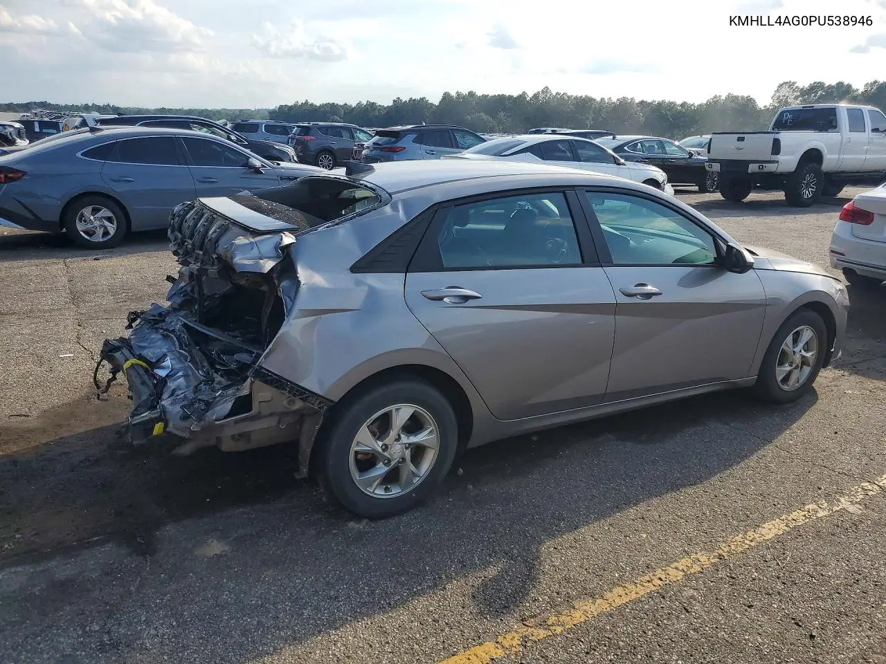 2023 HYUNDAI ELANTRA VIN KMHLL4AG0PU538946 — фото 3