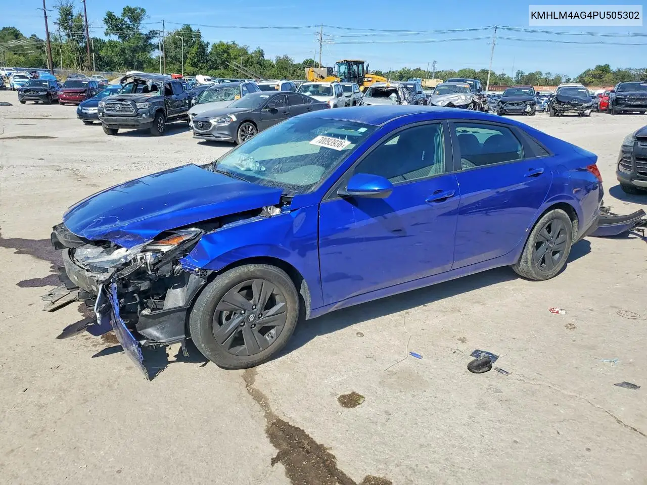 HYUNDAI ELANTRA 2023, VIN KMHLM4AG4PU505302