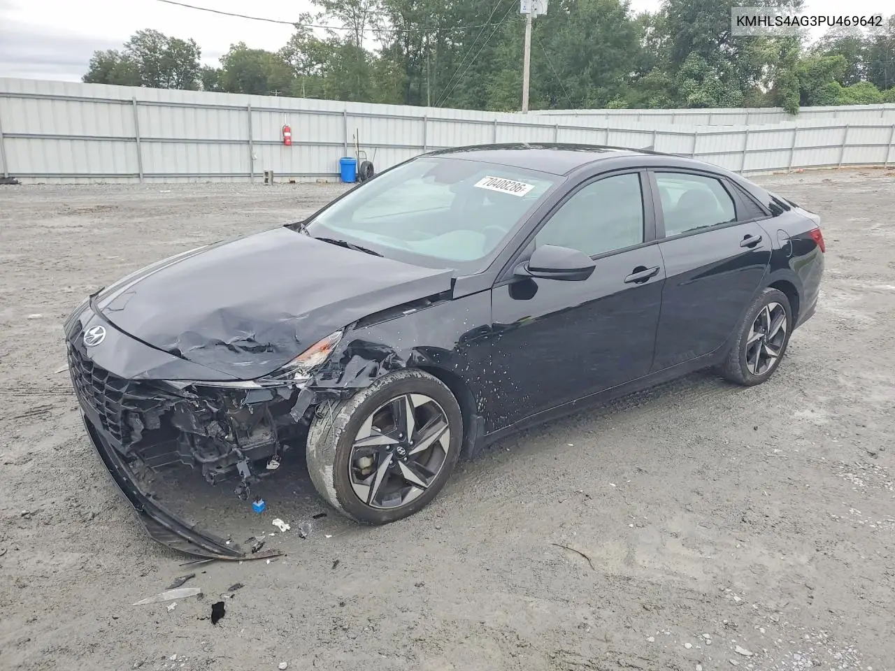 HYUNDAI ELANTRA 2023, VIN KMHLS4AG3PU469642