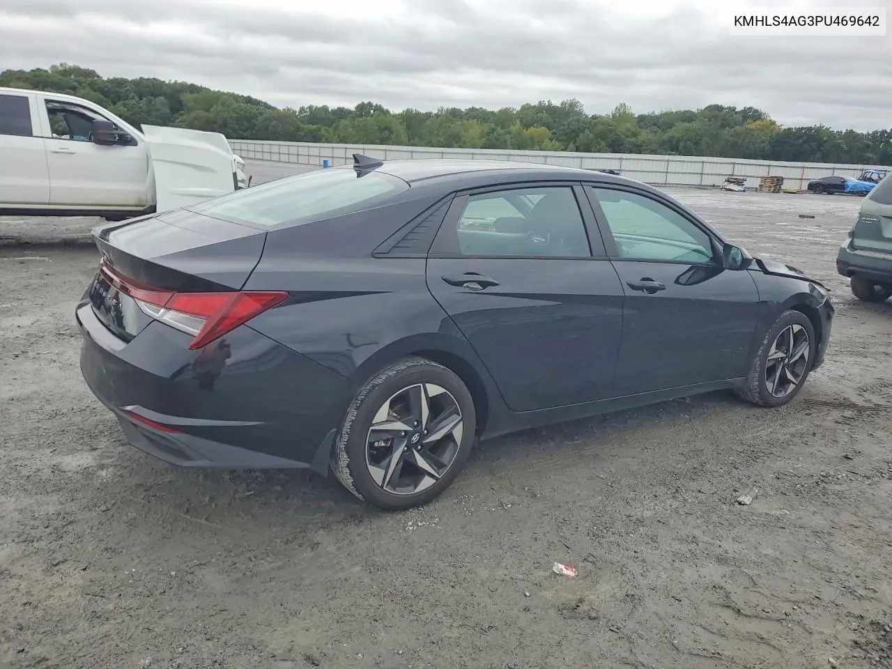 2023 HYUNDAI ELANTRA VIN KMHLS4AG3PU469642 — фото 3