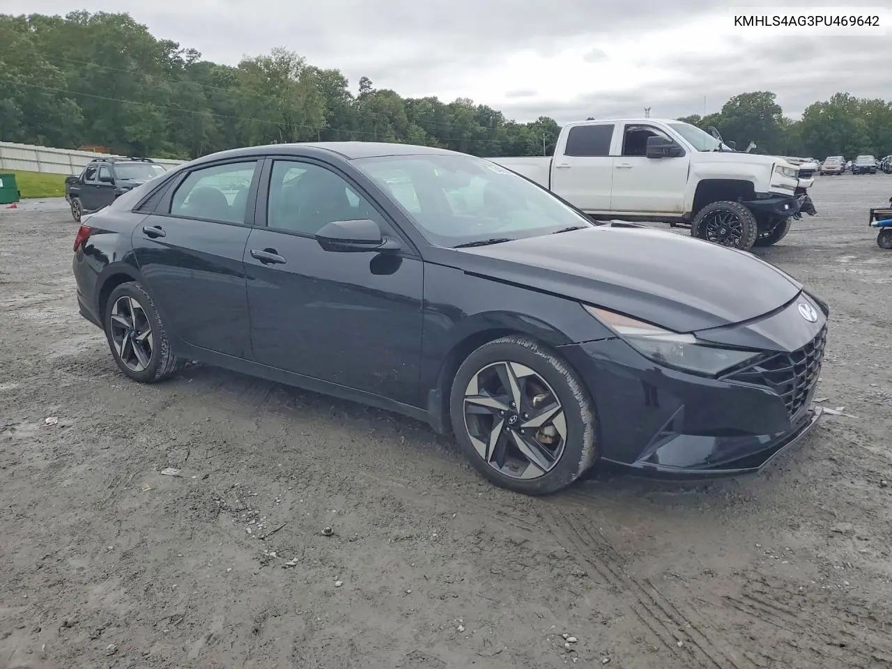 2023 HYUNDAI ELANTRA VIN KMHLS4AG3PU469642 — фото 4