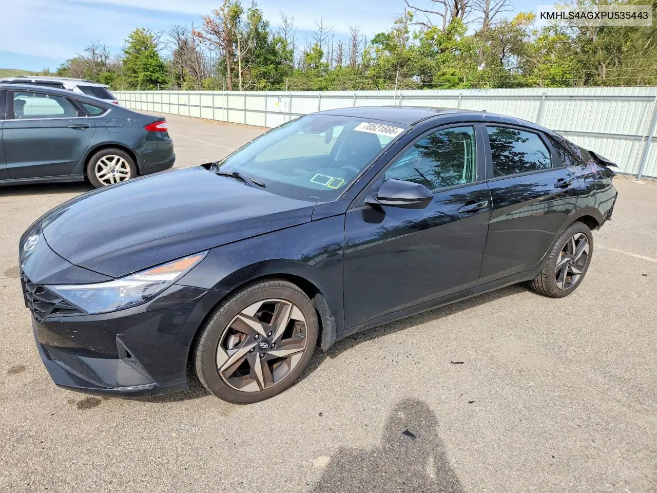 HYUNDAI ELANTRA 2023, VIN KMHLS4AGXPU535443
