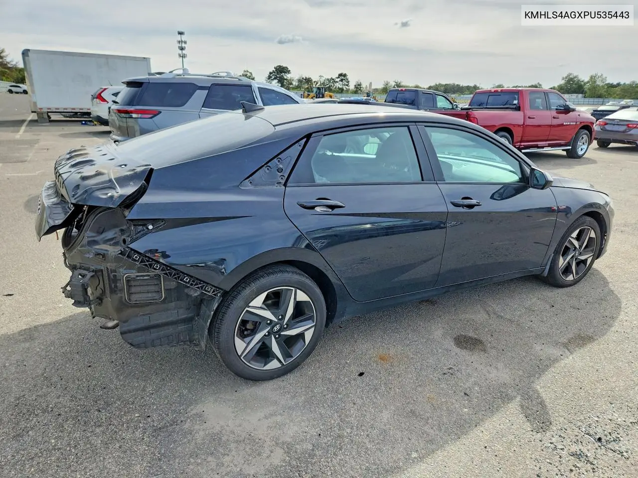 2023 HYUNDAI ELANTRA VIN KMHLS4AGXPU535443 — фото 3