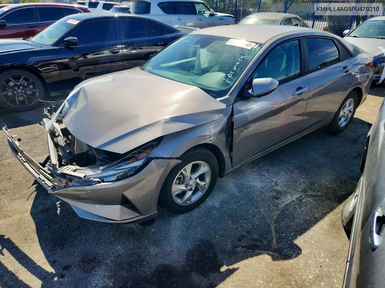 HYUNDAI ELANTRA 2023, VIN KMHLL4AG5PU470210