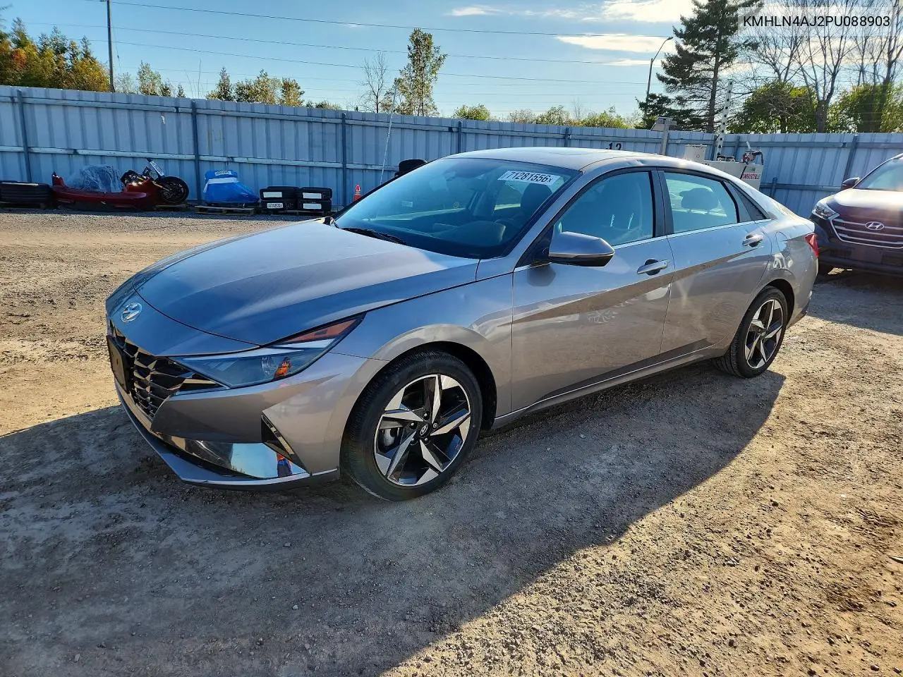 HYUNDAI ELANTRA 2023, VIN KMHLN4AJ2PU088903