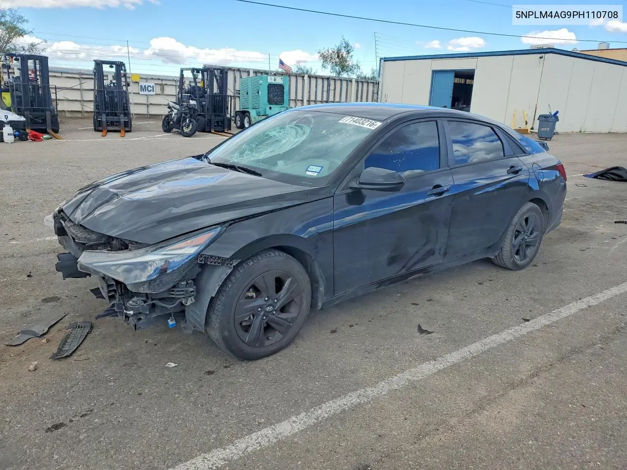 HYUNDAI ELANTRA 2023, VIN 5NPLM4AG9PH110708
