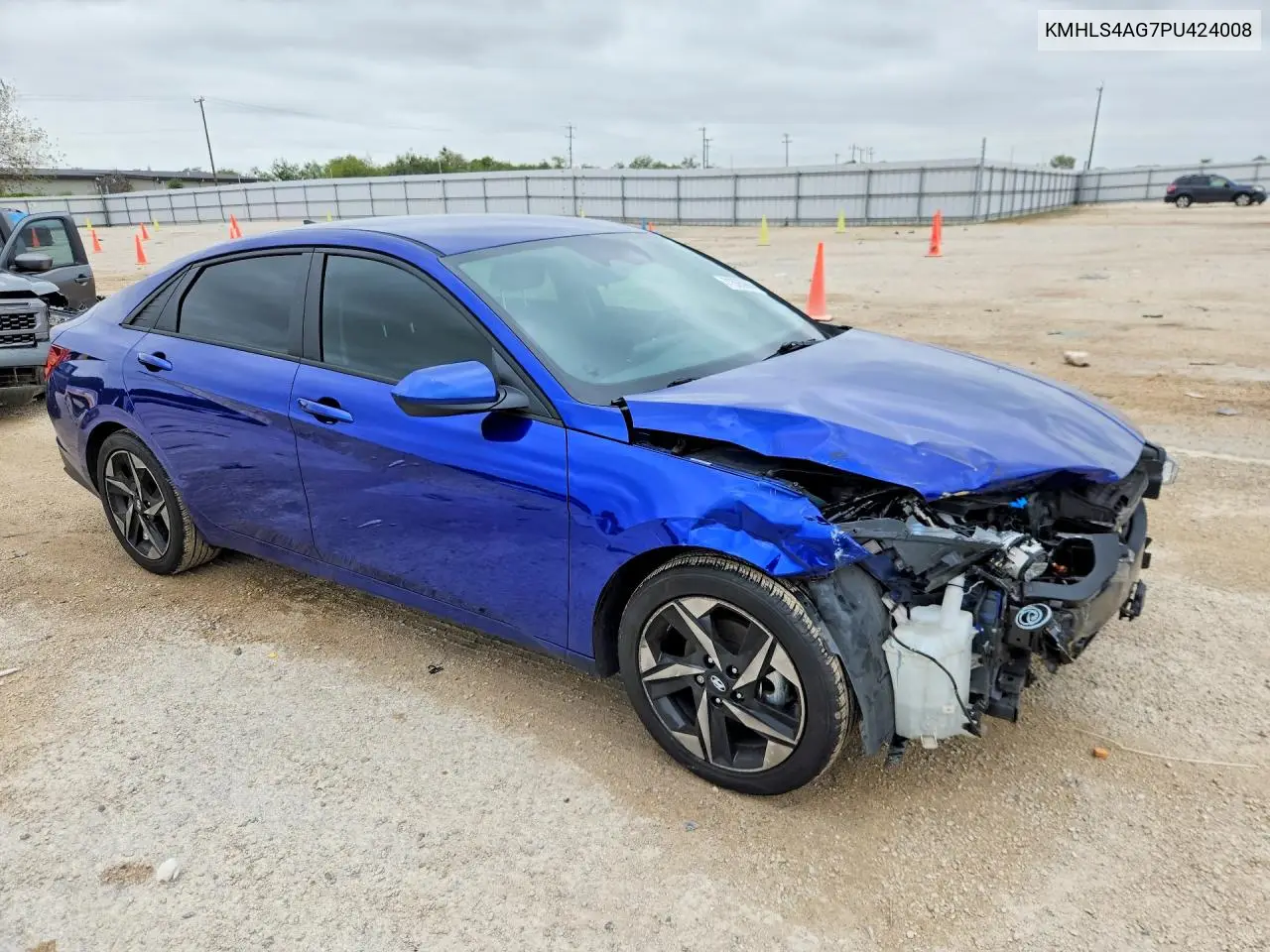 2023 HYUNDAI ELANTRA VIN KMHLS4AG7PU424008 — фото 4