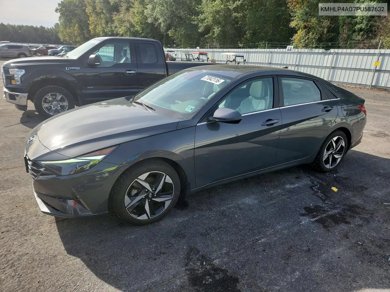 HYUNDAI ELANTRA 2023, VIN KMHLP4AG7PU587632