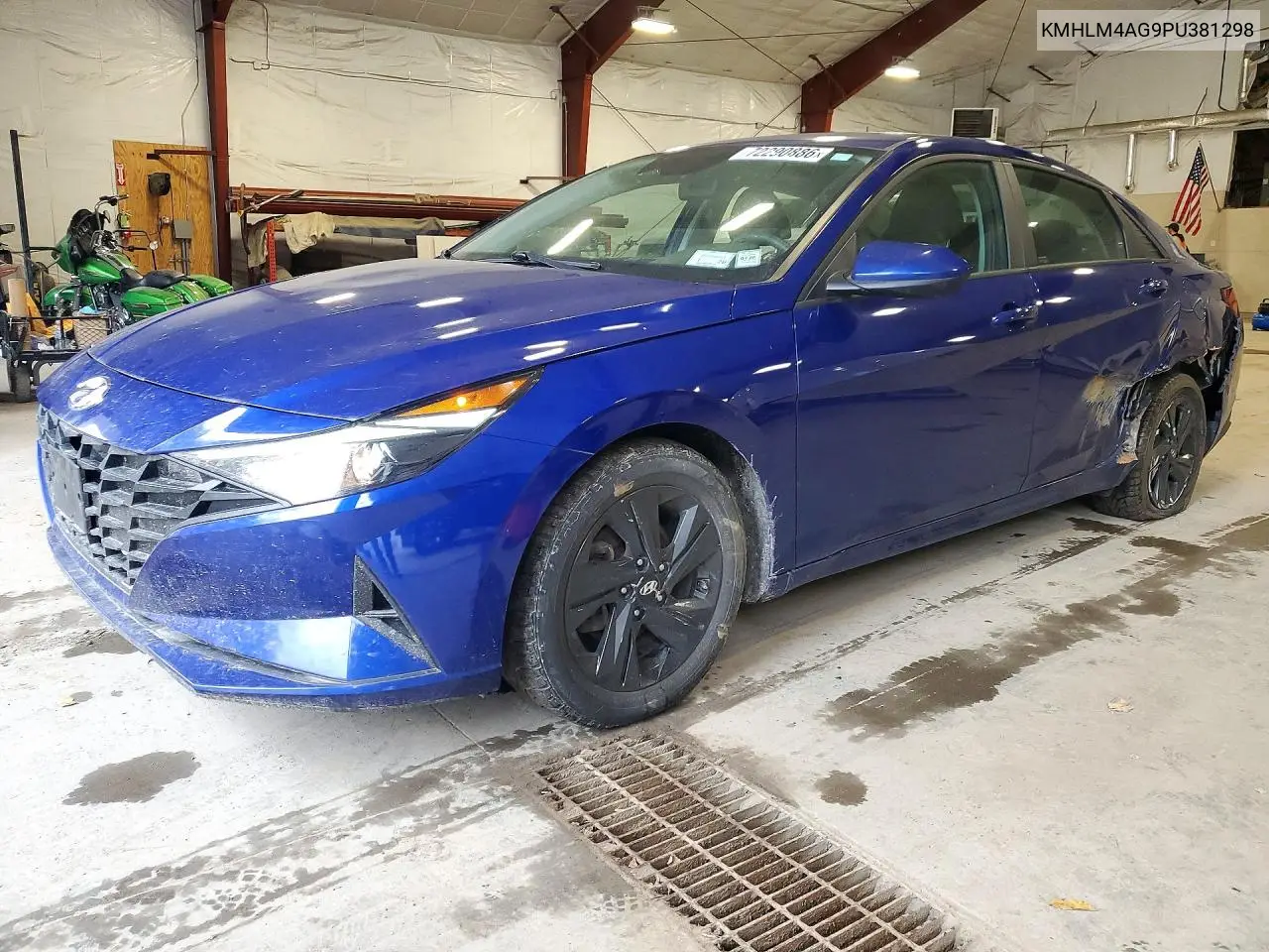 HYUNDAI ELANTRA 2023, VIN KMHLM4AG9PU381298