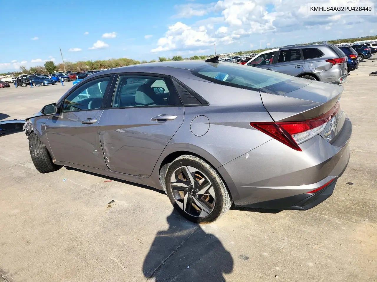 2023 HYUNDAI ELANTRA VIN KMHLS4AG2PU428449 — фото 2