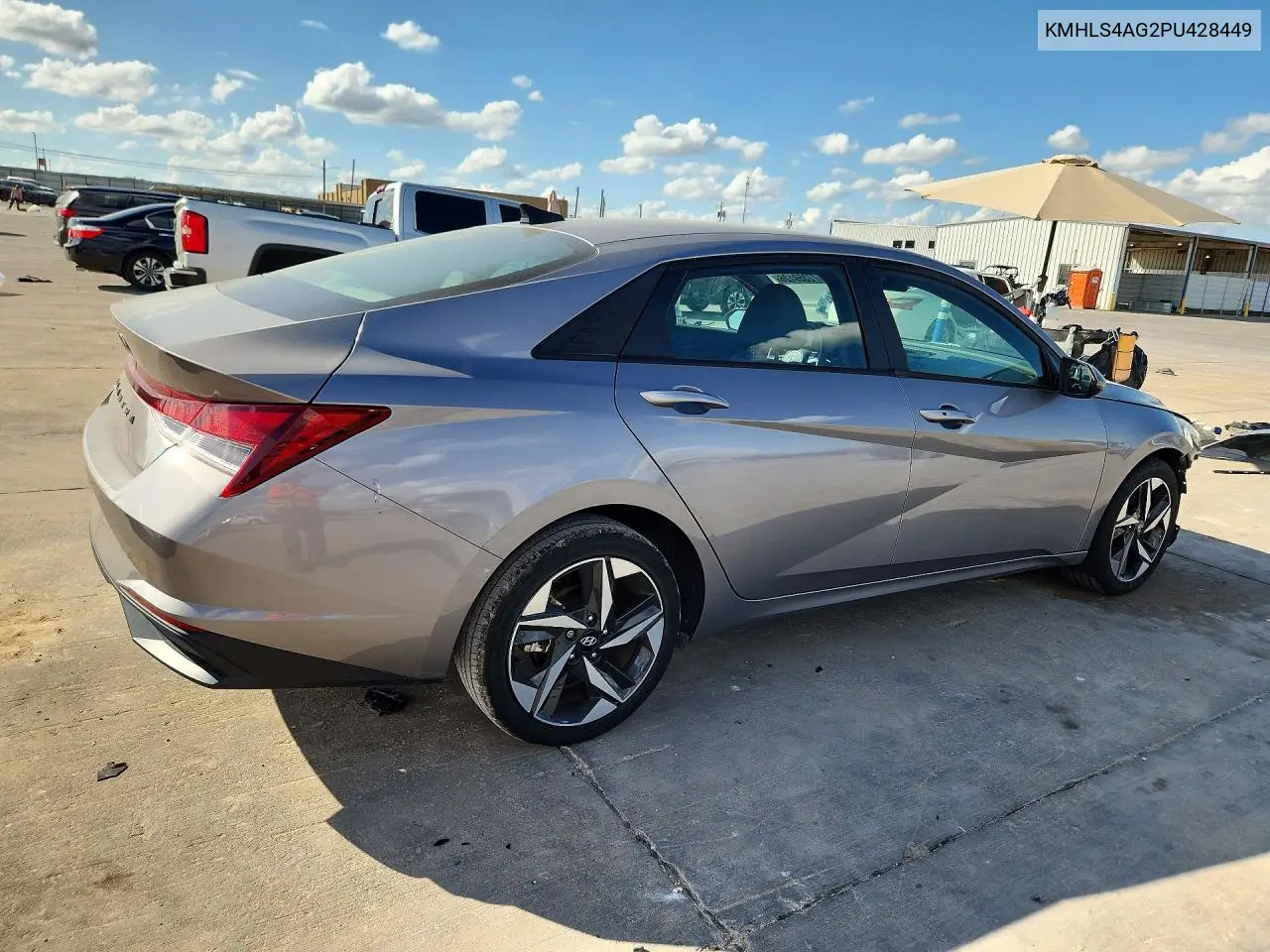 2023 HYUNDAI ELANTRA VIN KMHLS4AG2PU428449 — фото 3