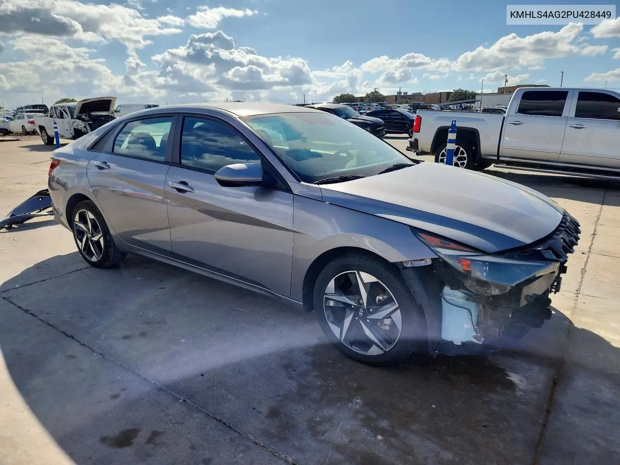 2023 HYUNDAI ELANTRA VIN KMHLS4AG2PU428449 — фото 4