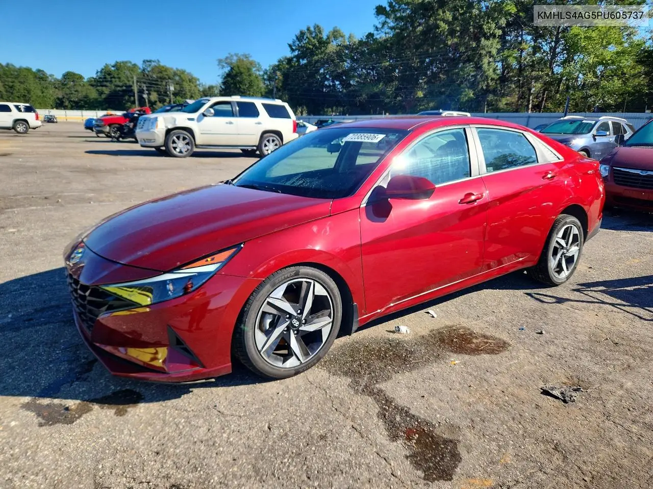 HYUNDAI ELANTRA 2023, VIN KMHLS4AG5PU605737
