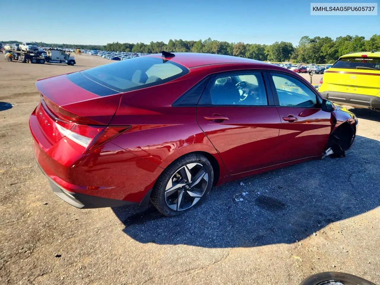 2023 HYUNDAI ELANTRA VIN KMHLS4AG5PU605737 — фото 3