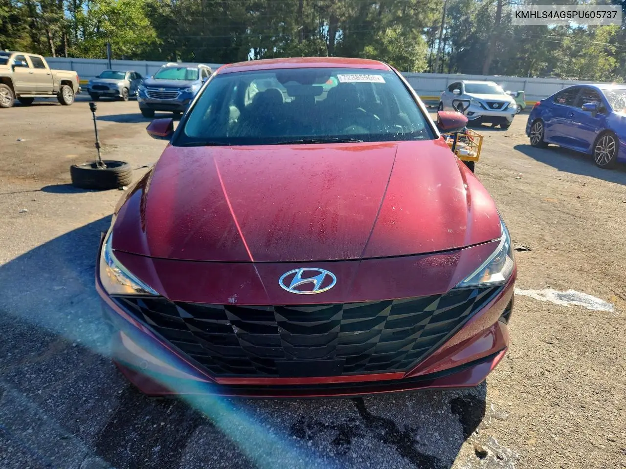 2023 HYUNDAI ELANTRA VIN KMHLS4AG5PU605737 — фото 5