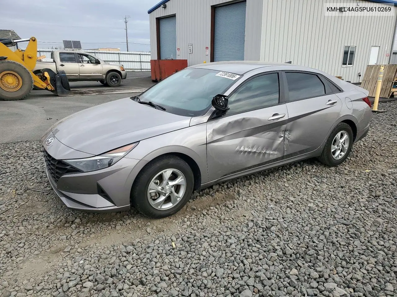 HYUNDAI ELANTRA 2023, VIN KMHLL4AG5PU610269
