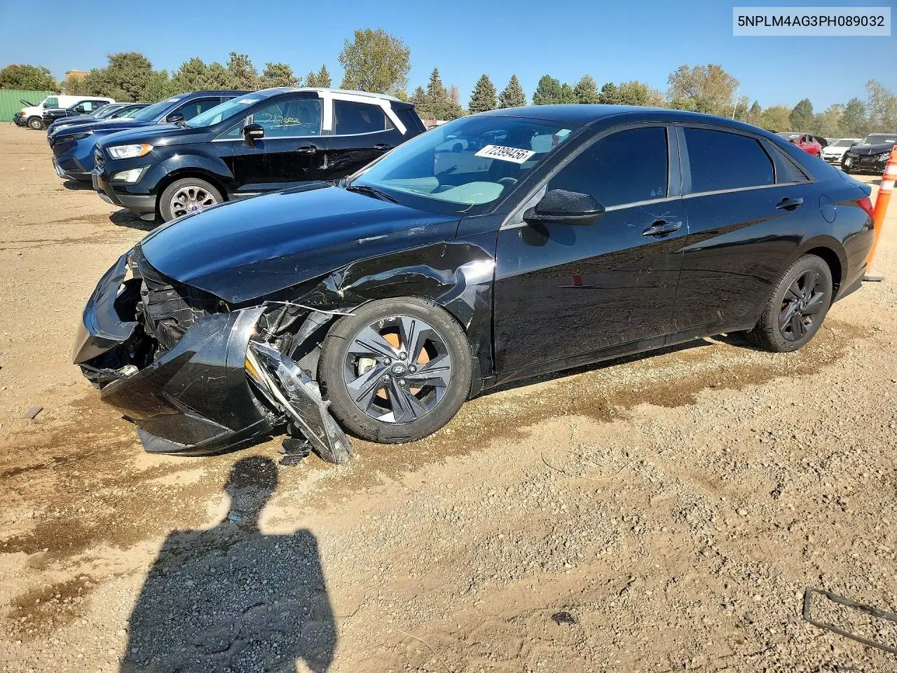 HYUNDAI ELANTRA 2023, VIN 5NPLM4AG3PH089032