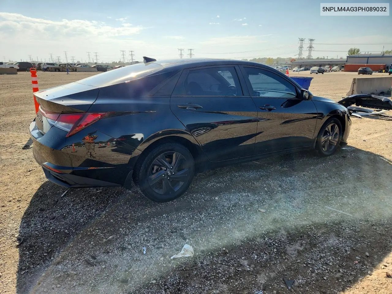 2023 HYUNDAI ELANTRA VIN 5NPLM4AG3PH089032 — фото 3