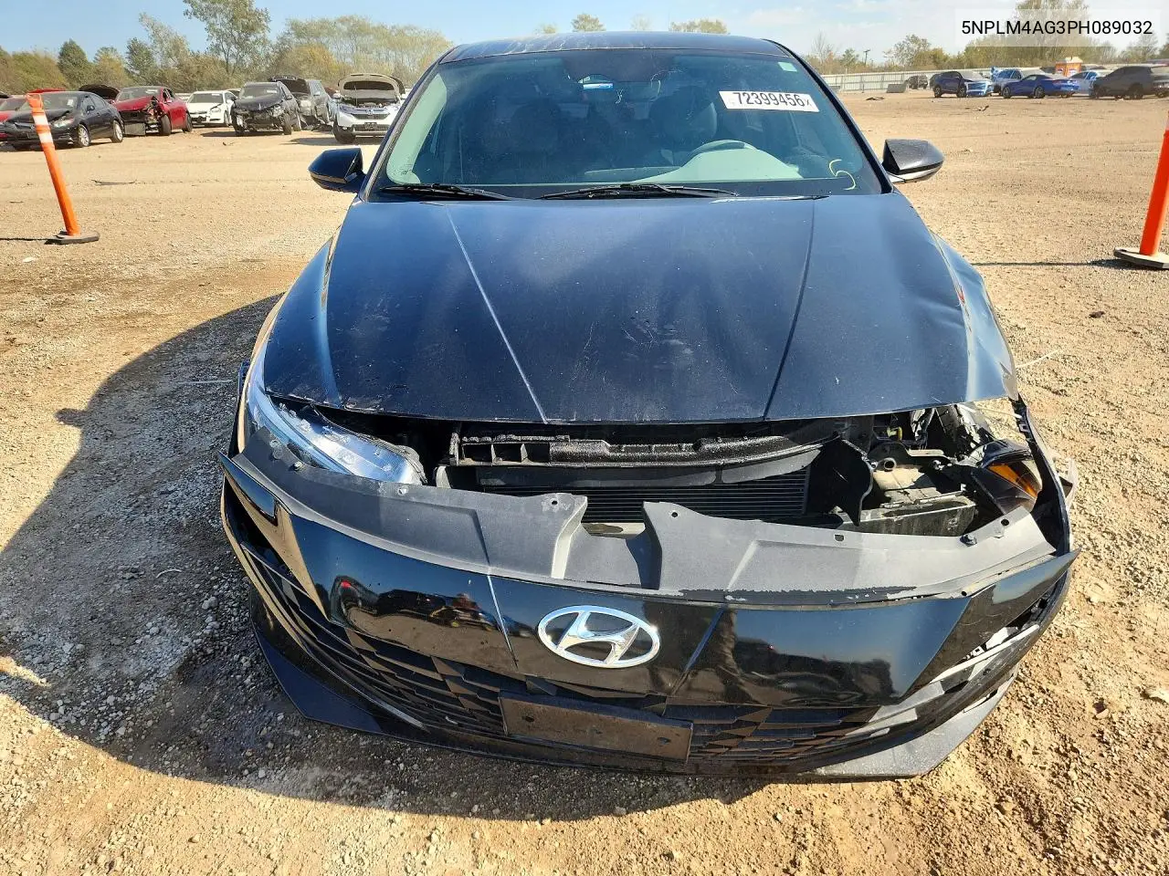 2023 HYUNDAI ELANTRA VIN 5NPLM4AG3PH089032 — фото 5