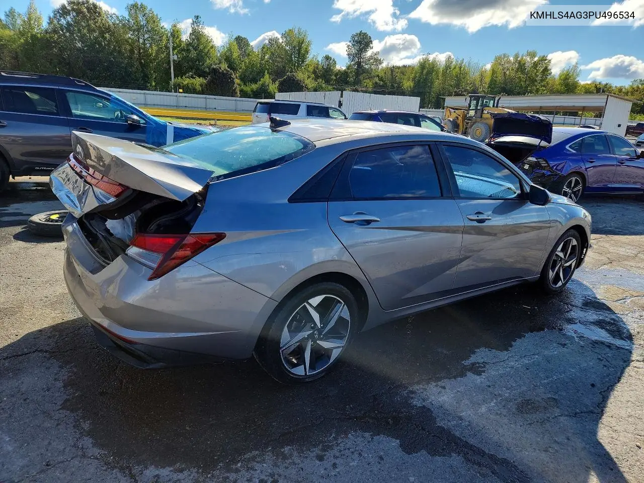 2023 HYUNDAI ELANTRA VIN KMHLS4AG3PU496534 — фото 3