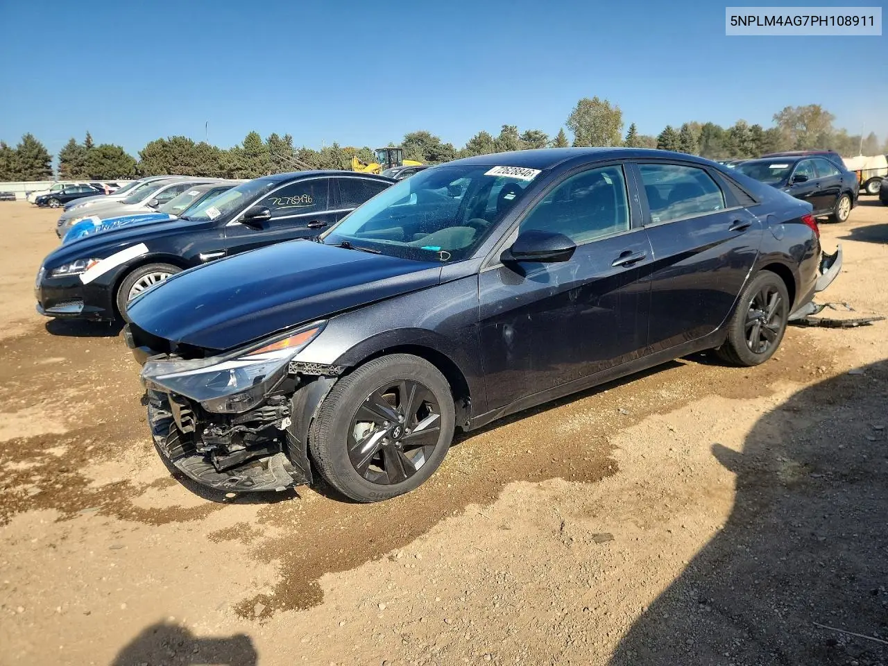 HYUNDAI ELANTRA 2023, VIN 5NPLM4AG7PH108911