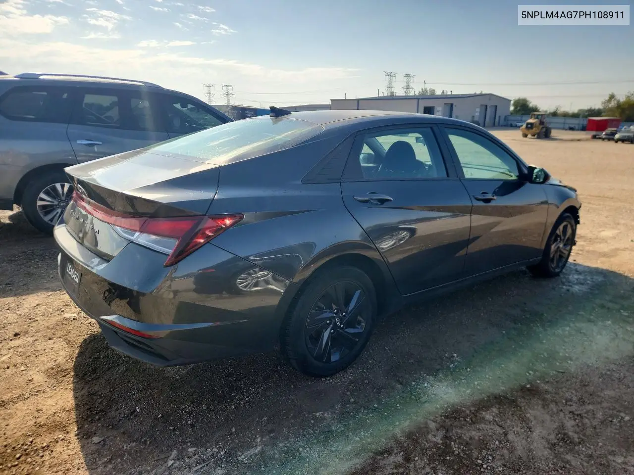 2023 HYUNDAI ELANTRA VIN 5NPLM4AG7PH108911 — фото 3