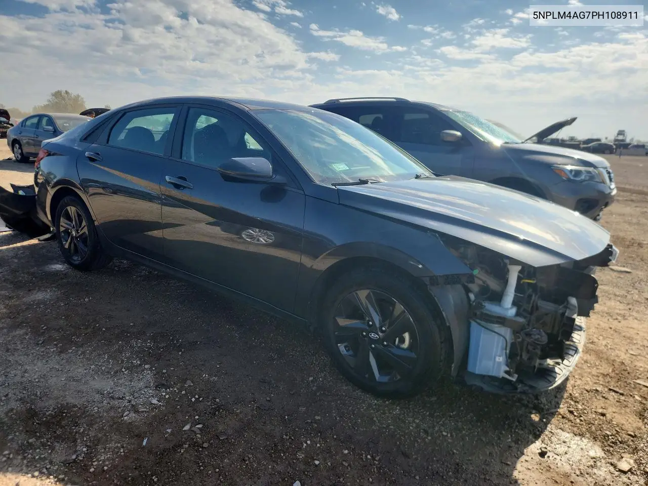 2023 HYUNDAI ELANTRA VIN 5NPLM4AG7PH108911 — фото 4
